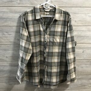 BNWT Women's WeatherProof Vintage Plaid Button-Up Shirt
